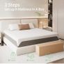Memory Foam Mattress, 5FT King Mattress, Medium, 150x200x20cm King size memory foam mattress with Soft Skin-friendly Durable, Sleep Cooler and Back Pain Relief, Washable Cover Image 10