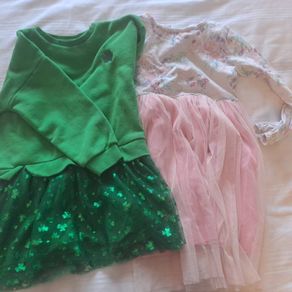 girls dresses (x10 size 4-5)