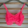 bralette florescent medium Victoria secrets pink range medium Bnwot Image 2