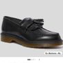 Adrian Dr Martin Polished Smooth Black Loafers UK 6.5 Image 2