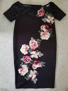 Maternity off shoulder dress New Look size 14