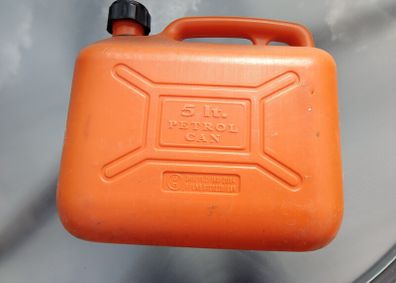 Plastic Petrol Can 5 Litre.