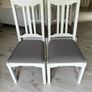 Four kitchen chairs. Image 2
