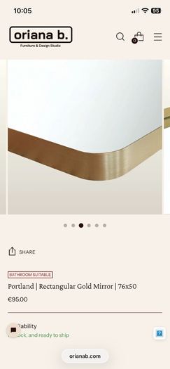 Gold Mirror