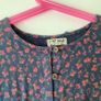 Next Navy Boho Floral Cotton Playsuit 6 Years Image 4
