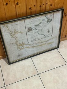 Rare antique Sea chart map.