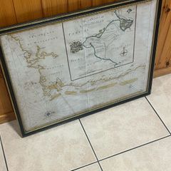 Rare antique Sea chart map.