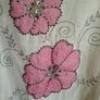 White dressy long sleeve top Size 8/10 Image 3