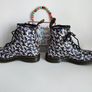 Dr Martens 1460 Pascal floral purple 8 hole boots UK6.5 EU40 US8.5 Image 8
