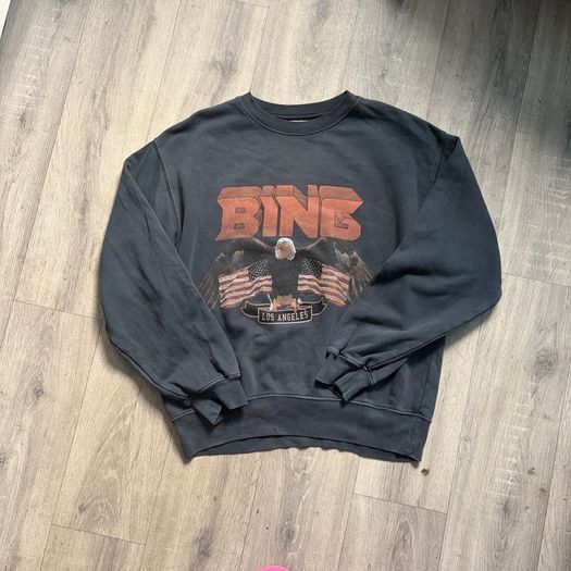 Anine Bing Graphic crewneck women's Medium