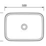 Sonas Avanti rectangular basin Image 9