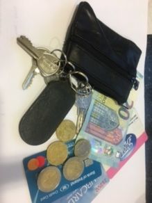 3 Key/Change Purses Real Leather. selling 3 for 5 euro