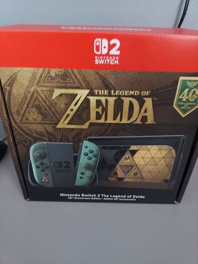 Nintendo Switch 2 The Legend of Zelda 40th Anniversary Edition Console