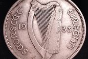 #866 - Ireland - 1933 - Florin - Silver - KM.7