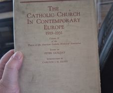 the Catholic church in Contemporary Europe 1919 to 1931 Volume 2 Peter guilday