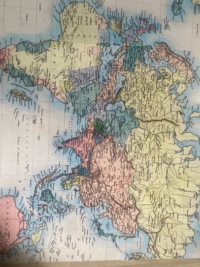 World Map Poster 70x100cm