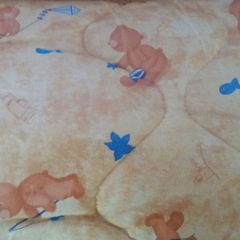 Padded cover with teddy bears