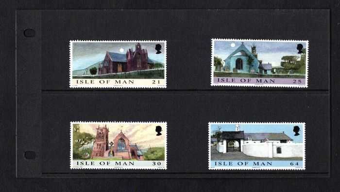 1999 Isle of Man Christmas Churches Commemorative Stamps Presentation Pack