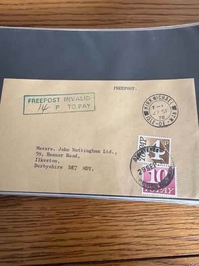 FDC Isle of Man 1978