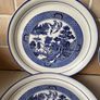 Vintage Arklow pottery "Willow " 6Dinner plate 5 Bowls Image 5