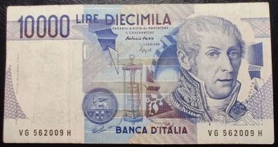 10000 Lire (Volta) 1984 Italy