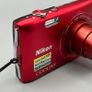 Nikon Coolpix S3300 16MP Digital Camera Red - Full Kit Image 10