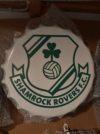 shamrock rovers metal bottle cap