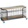 TV Cabinet Solid Mango Wood 100x40x45 cm Image 9