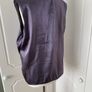 New Shimmering Metallic Mauve Top. Size 16 Image 2