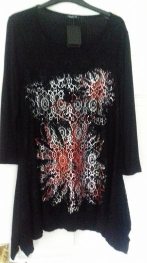 Sophie B dressy tunic top