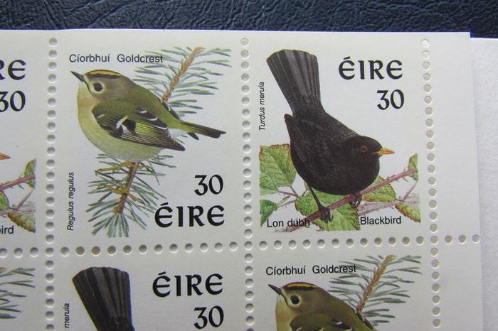 1998.Stamp booklet.MNH.Blackbird/Goldcrest.