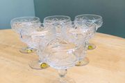 Full Set Of 6 Webb Corbett Crystal Desert Dishes