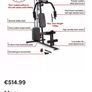 Marcy home gym 45kg weight Image 3