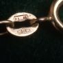 9ct gold rectangular box link chain - 23'' 5.8g Image 4