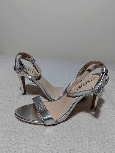 Boohoo Silver Occasion Shoes