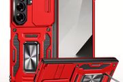 Premium Heavy-Duty Protective Phone Case for Samsung Z Fold 7, with Sliding Lens Cover Protection, 360 Hidden Rotating Magnetic Ring Stand Bracket