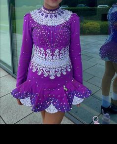 Purple Doire Dress