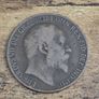 Great Britain UK 1909 One Penny Edward VII - free standard postage Image 2