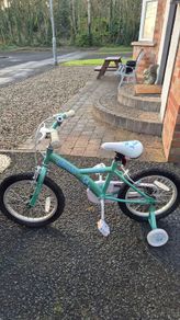 kids bike 16inch with side wheels