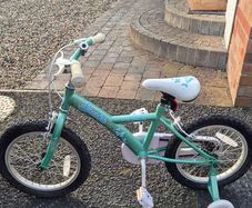 kids bike 16inch with side wheels