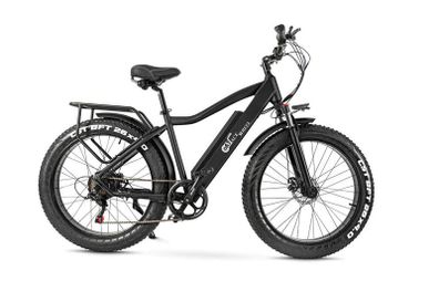 Cmacewheel J26 Fat Tire Electric Mountain Bike  - Black