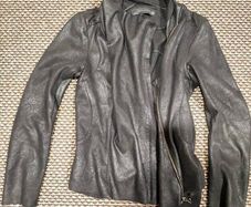 ZARA WOMAN Genuine Leather Jacket Size S Excellent Condition