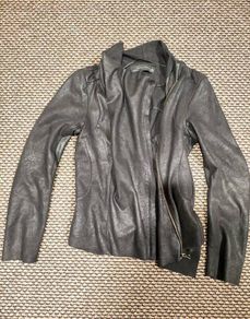 ZARA WOMAN Genuine Leather Jacket Size S Excellent Condition