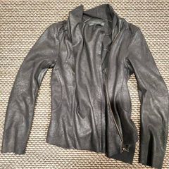 ZARA WOMAN Genuine Leather Jacket Size S Excellent Condition