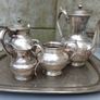 Antique Silver-Plated Teaset Image 3