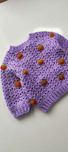 Handmade baby cardigan