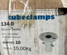 Steel tube ground socket