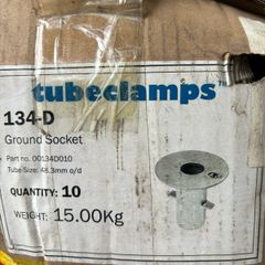 Steel tube ground socket