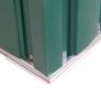 New 7ftx 4ft Lockable Garden Shed Large Patio Roofed Tool Metal Storage Building Foundation Sheds Box Outdoor Furniture,Green Image 7