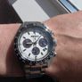 Seiko Prospex Speedtimer Solar 39mm Chronograph White Dial Steel Case Bracelet Watch Image 4